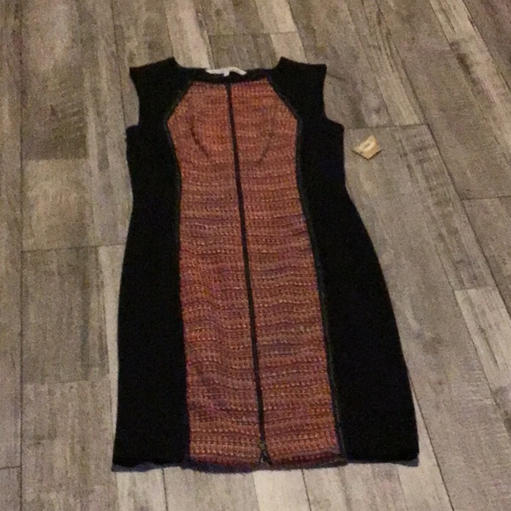 LiKe💛$4 off🍭 Rachel Roy black and fuchsia Dress NWT